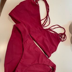 Mikoh womens’ wine bikini
